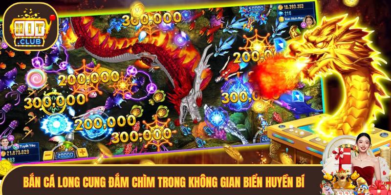 Bắn cá Long Cung đắm chìm trong không gian biển huyền bí