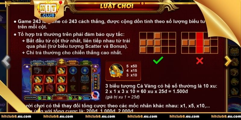 Các biểu tượng và vòng quay thưởng nổi bật trong Kho báu tứ linh